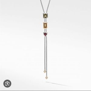 David Yurman New Renaissance Novella Y Necklace NEVER WORN with box!
